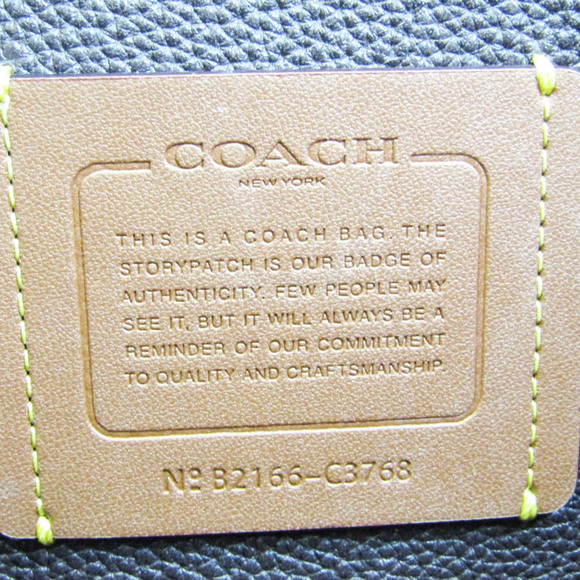 Coach Tyler Carryall C3768 Women's Leather Shoulder Bag,Tote Bag Beige - Picture 12 of 14